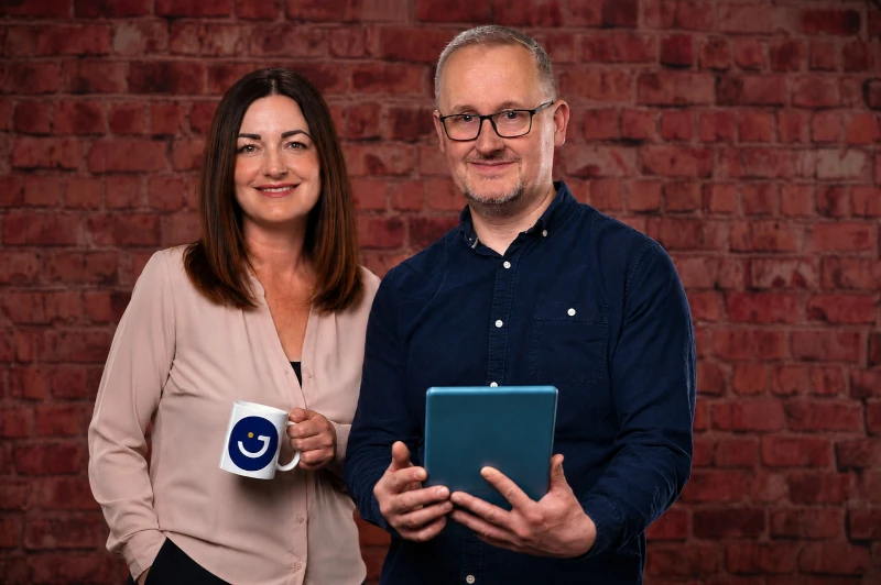 Abi Hill and Richard Windley, founders of Just Starting Out